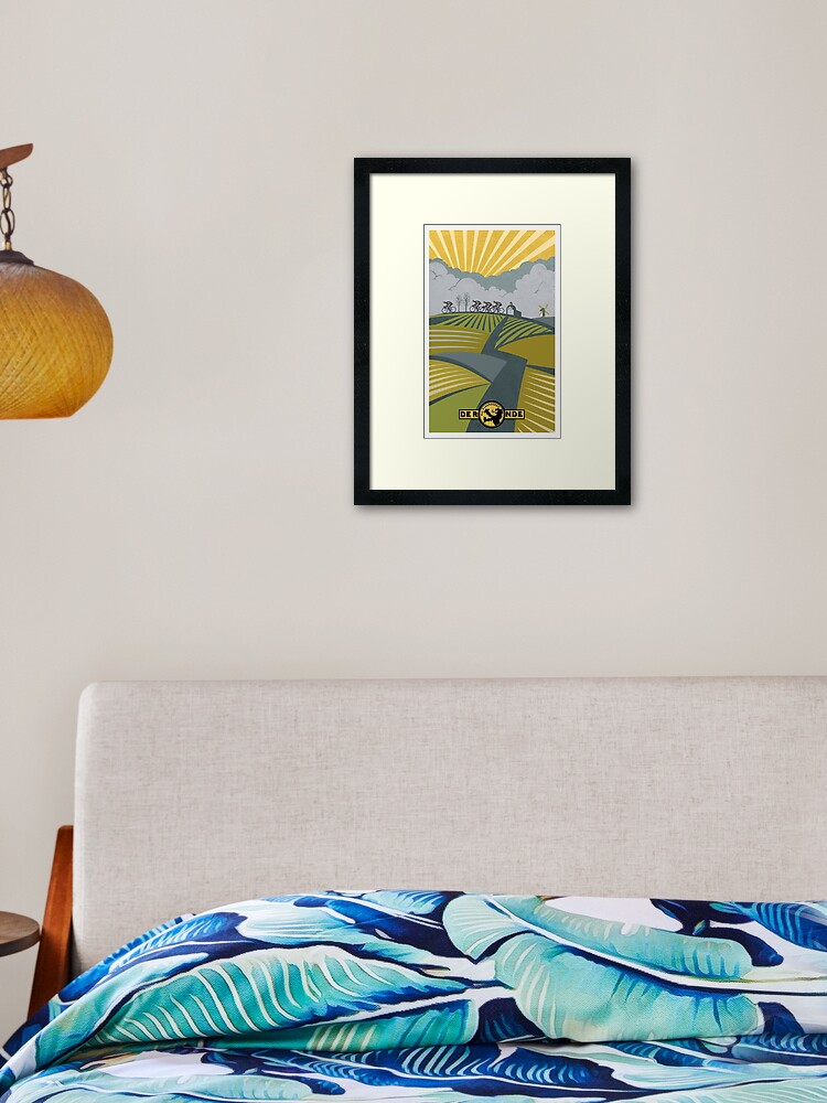 Thumbnail 1 of 7, Framed Art Print, Retro Vlaanderen cycling poster designed and sold by SFDesignstudio.