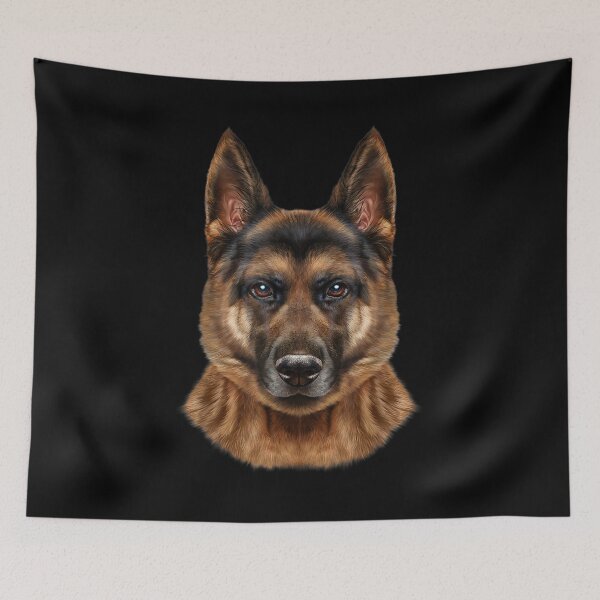 Item preview,  German Shepherd Dog Face designed and sold by lindaxse.