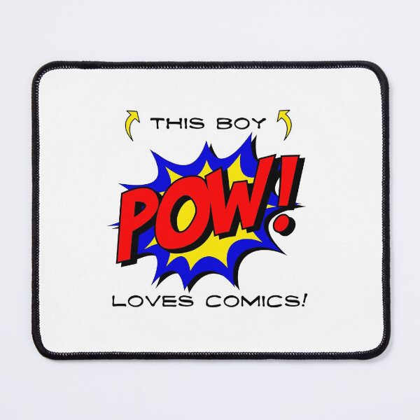 Item preview, This Boy Loves Comics! (on White) designed and sold by epinkb.