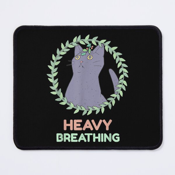 Item preview, Heavy Breathing Mistletoe Cat Pastel Goth Christmas designed and sold by lindaxse.