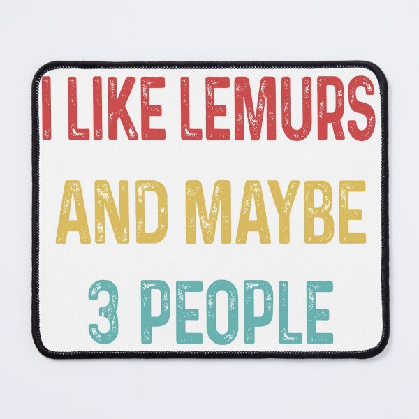 Item preview, I like Lemurs and maybe 3 people designed and sold by CactusDesigns68.