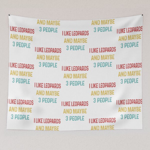Item preview, I like Leopards and maybe 3 people designed and sold by CactusDesigns68.