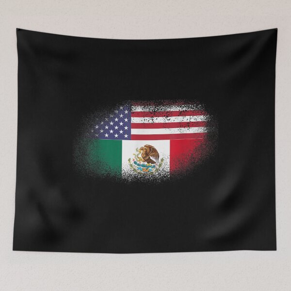 Item preview,  Half Mexican American Mexico America Flag designed and sold by lindaxse.