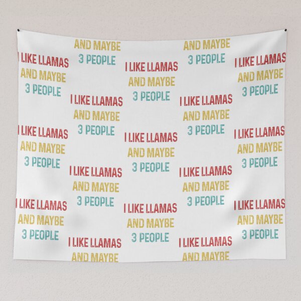 Item preview, I like Llamas and maybe 3 people designed and sold by CactusDesigns68.