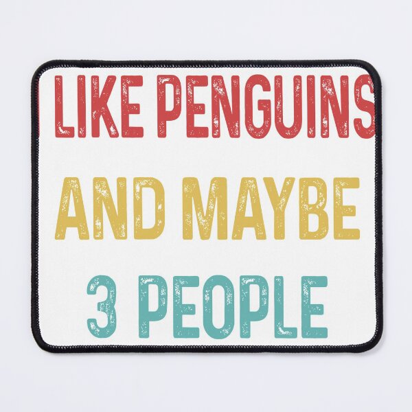 Item preview, I like Penguins and maybe 3 people designed and sold by CactusDesigns68.