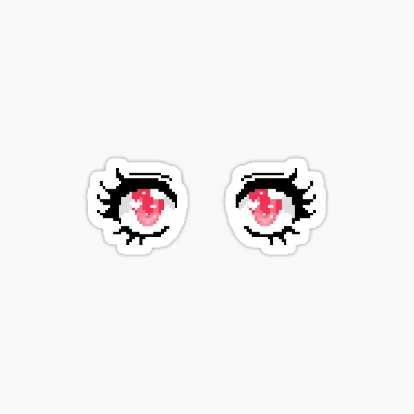 Pixel Eyes Sticker
