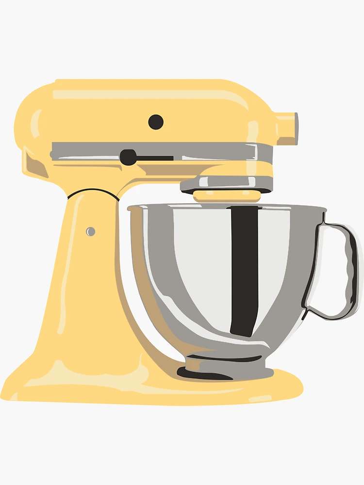 Kitchen Mixer Decal Funny Decor , Baking Vinyl Sticker for Stand Mixer  Decoration