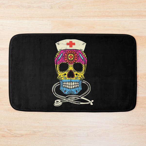 Item preview,  Sugar Skull Nurse Mexican Pan Pride Flag Lgbt Gift designed and sold by jennifera11.