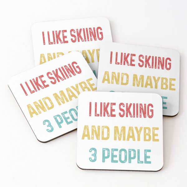 Item preview, I like Skiing and maybe 3 people designed and sold by WinghiDesign.