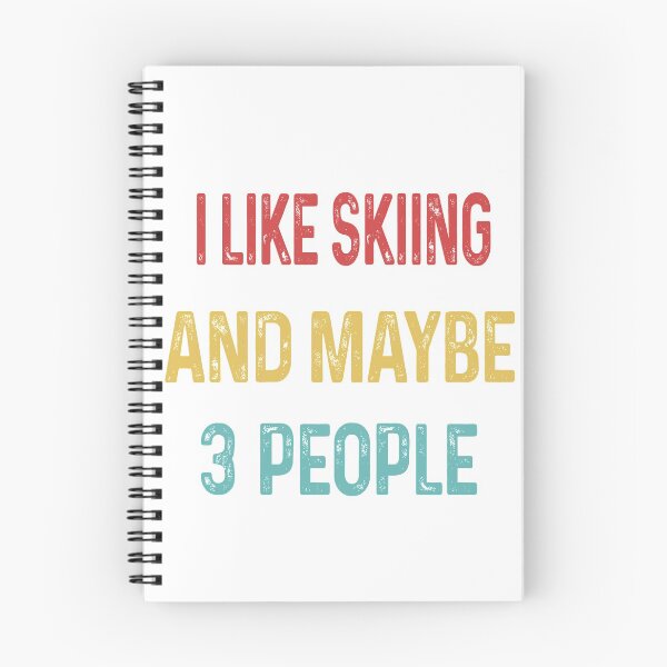 Item preview, I like Skiing and maybe 3 people designed and sold by WinghiDesign.