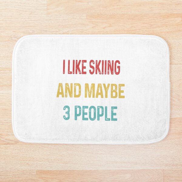 Item preview, Me gusta esquiar y tal vez 3 personas designed and sold by WinghiDesign.