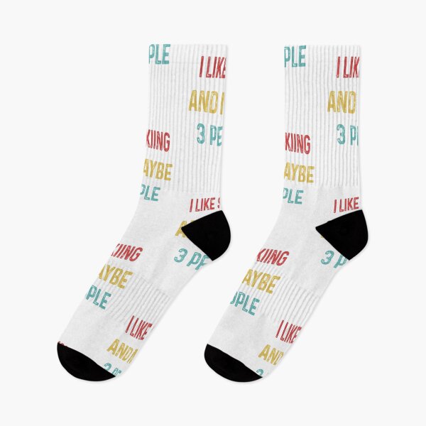 Item preview, I like Skiing and maybe 3 people designed and sold by WinghiDesign.
