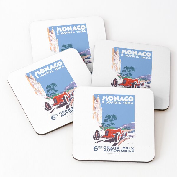 Item preview, 1934 MONACO Grand Prix Racing Poster designed and sold by retrographics.