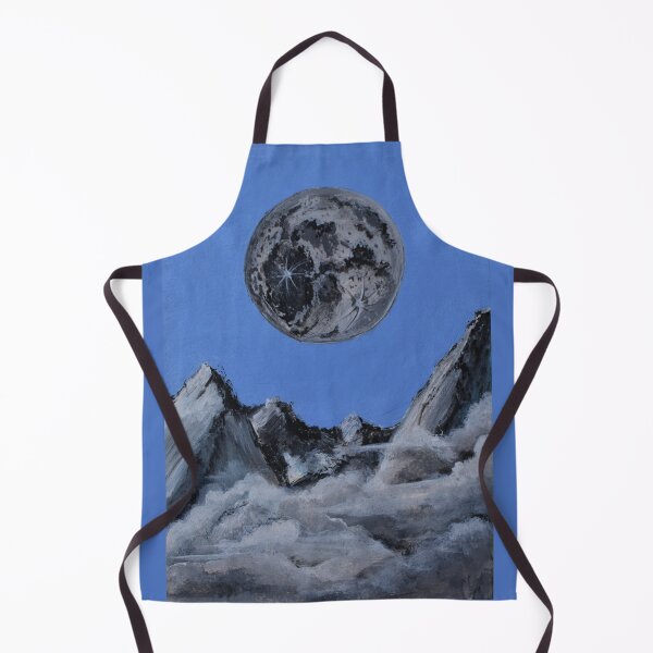 Item preview, moon and mountains designed and sold by artstheticN.