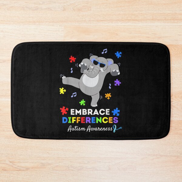 Item preview,  Embrace Differences Dancing Elephant Autism Awareness designed and sold by lindaxse.