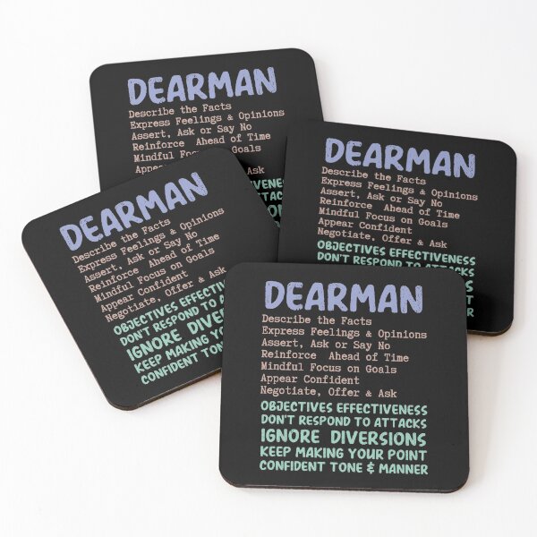 Item preview, Interpersonal Effectiveness: DEARMAN. Wise Mind, Walking the Middle Path designed and sold by Orianah.