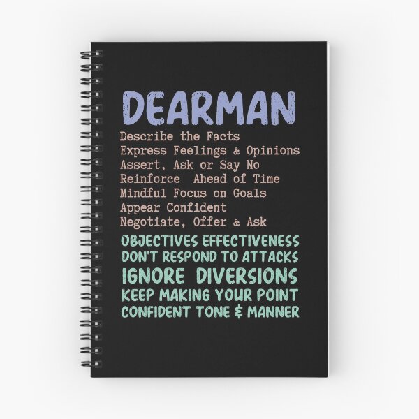 Item preview, Interpersonal Effectiveness: DEARMAN. Wise Mind, Walking the Middle Path designed and sold by Orianah.