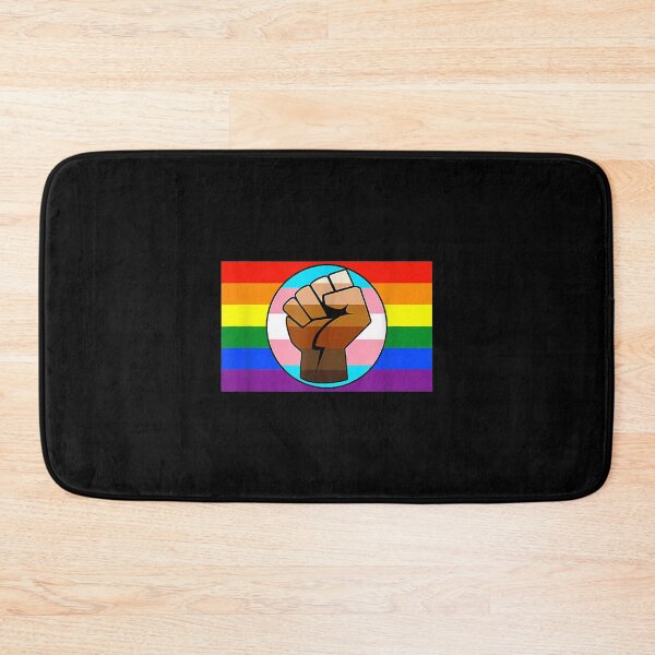 Item preview,  Lgbt Gay Trans Pride Blm Fist Flag designed and sold by lindaxse.