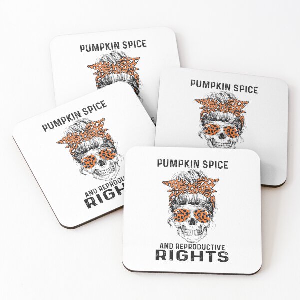 Item preview, Skull Lady Pumpkin Spice Reproductive Rights Pro Choice Feminist Rights designed and sold by AlisonWalsh24.