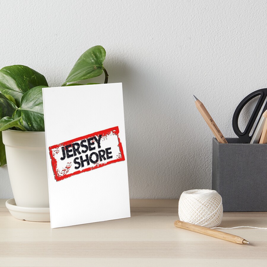 jersey-shore-logo-art-board-print-for-sale-by-givanbyrne-redbubble