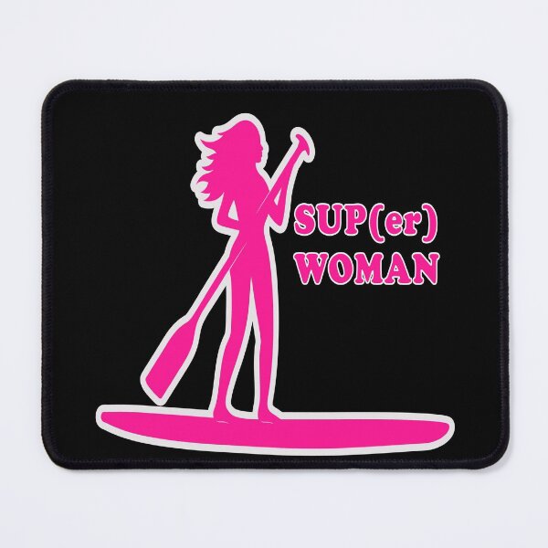 Item preview, SUP(er) Woman Pink Paddle Board designed and sold by KeysTreasures.