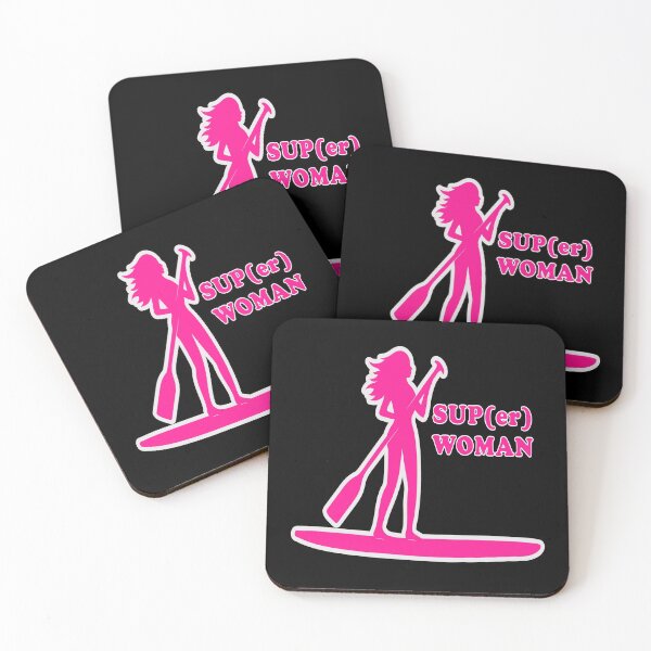 Item preview, SUP(er) Woman Pink Paddle Board designed and sold by KeysTreasures.
