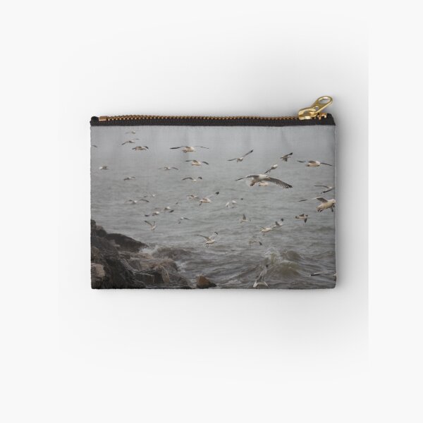Item preview, A flock of Seagulls feeding designed and sold by ThomasMurphy.