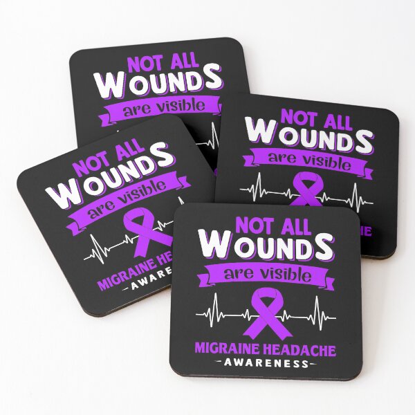 Item preview, Migraine Headache Awareness Not All Wounds Are Visible designed and sold by Victormoratalla.