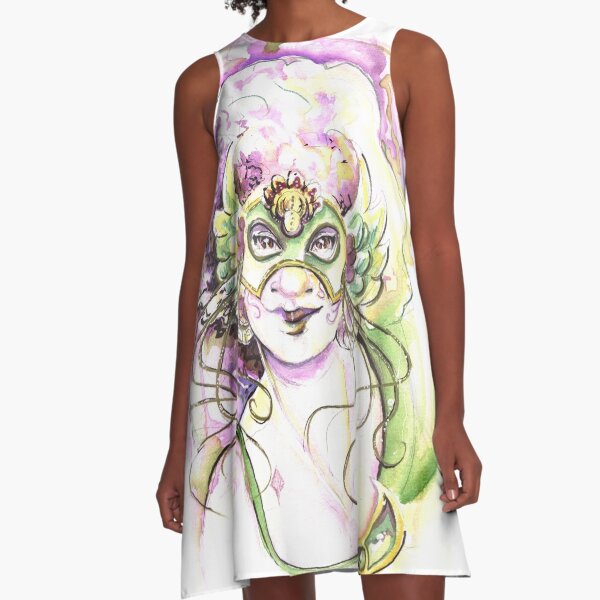 Laissez les bon temps roulez A-Line Dress