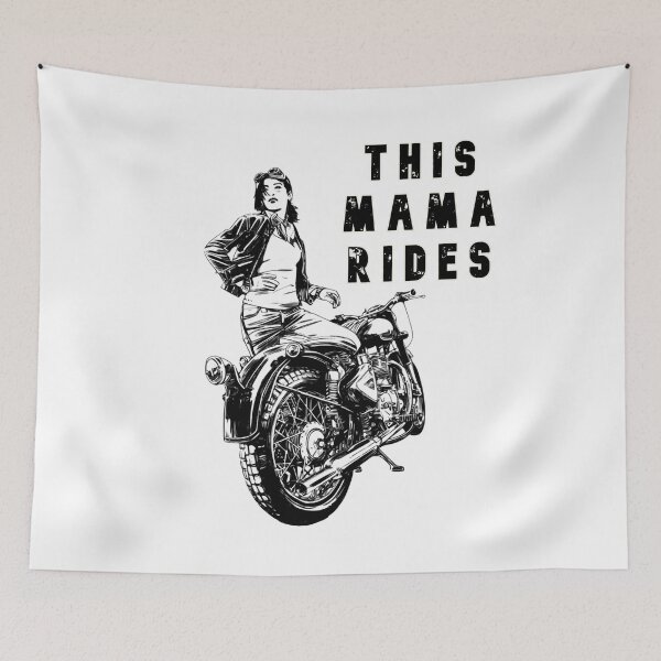 Item preview, This Mama Rides, for the woman biker! designed and sold by KathteeDesign.