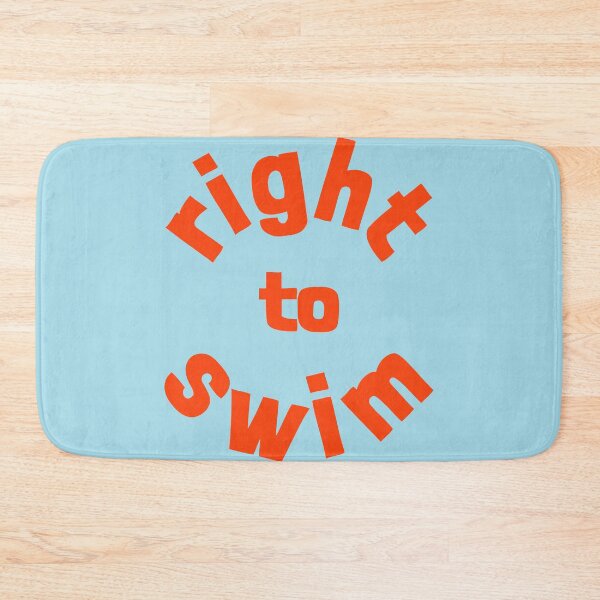 Item preview, Right To Swim Orange designed and sold by cashewdays.