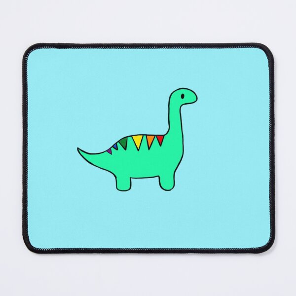 Item preview, Rainbow striped dinosaur designed and sold by Squidink2124.