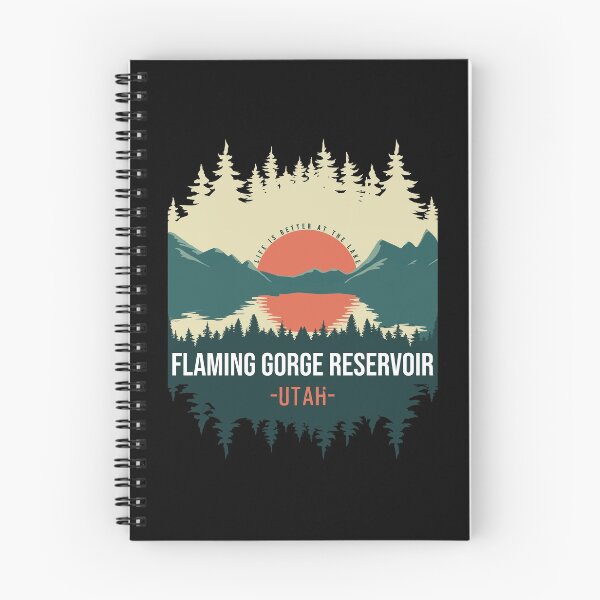Item preview, Retro Flaming Gorge Reservoir Utah designed and sold by Friday NightCo.