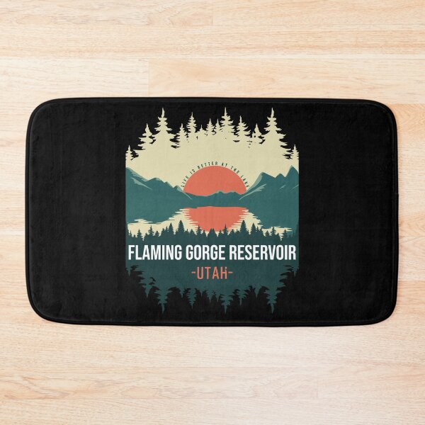 Item preview, Retro Flaming Gorge Reservoir Utah designed and sold by Friday NightCo.