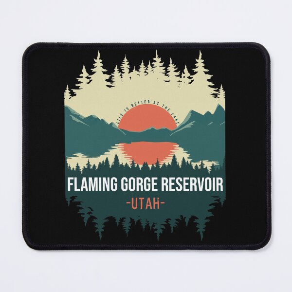Item preview, Retro Flaming Gorge Reservoir Utah designed and sold by Friday NightCo.