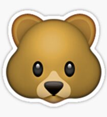 Emoji Bear Sticker