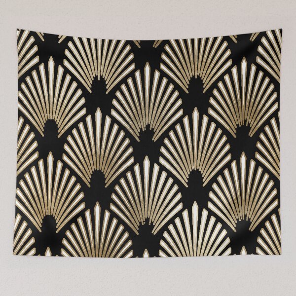Item preview, Art Deco design - luxury fans V designed and sold by peggieprints.