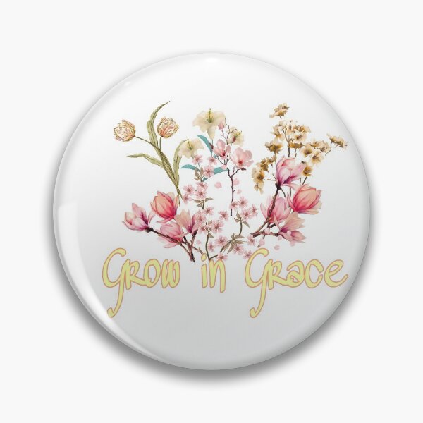 Item preview, Grow In Grace & Flowers designed and sold by atroffire.