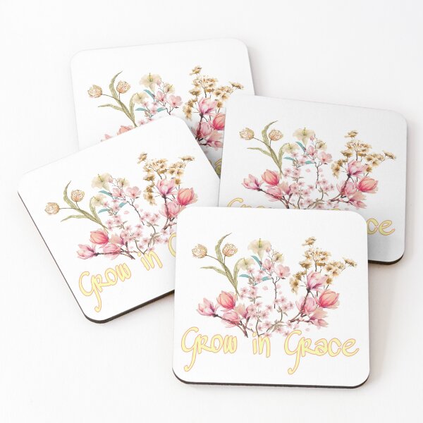Item preview, Grow In Grace & Flowers designed and sold by atroffire.