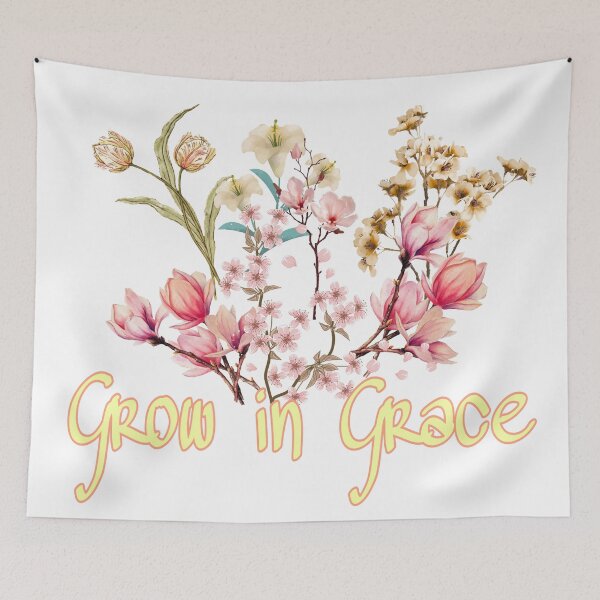 Item preview, Grow In Grace & Flowers designed and sold by atroffire.