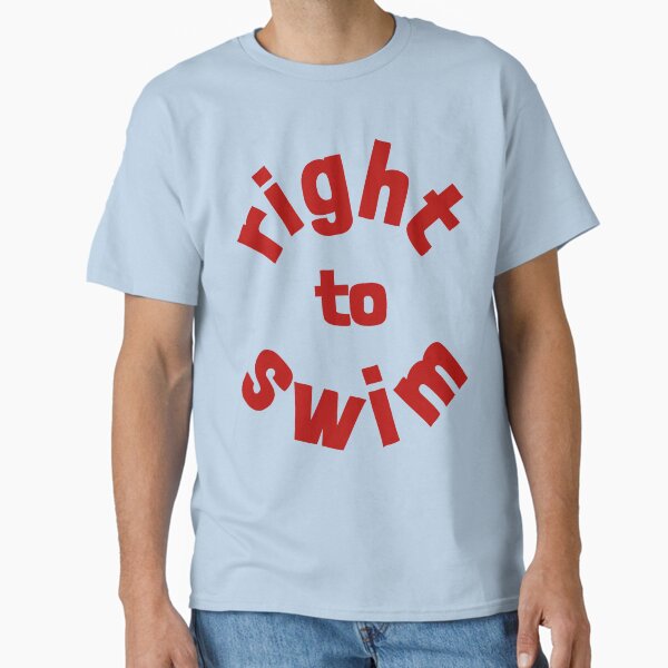 Item preview, Right To Swim Dark Red designed and sold by cashewdays.