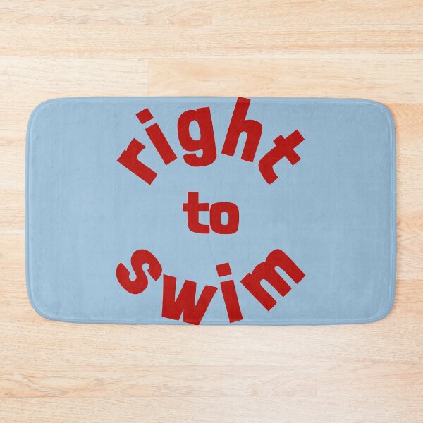 Item preview, Right To Swim Dark Red designed and sold by cashewdays.