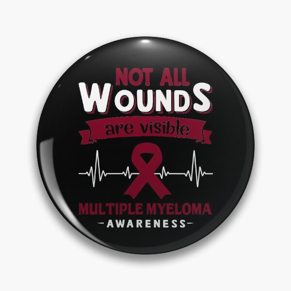 Item preview, Multiple Myeloma Awareness Not All Wounds Are Visible designed and sold by Victormoratalla.