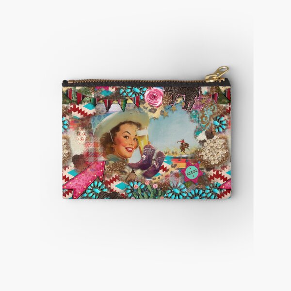 Item preview, Junky Vintage Western Pin-up design designed and sold by Wild Grace Design Studios.