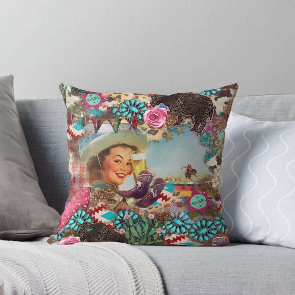 Item preview, Junky Vintage Western Pin-up design designed and sold by Wild Grace Design Studios.