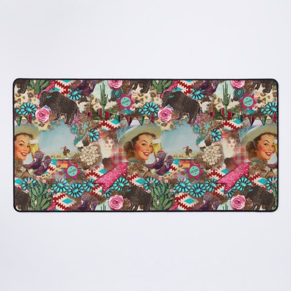 Artikelvorschau, Junky Vintage Western Pin-Up-Design entworfen und verkauft von Wild Grace Design Studios.