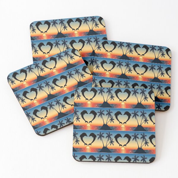 Item preview, Dolphins Love Design designed and sold by Uniquetobeshop.