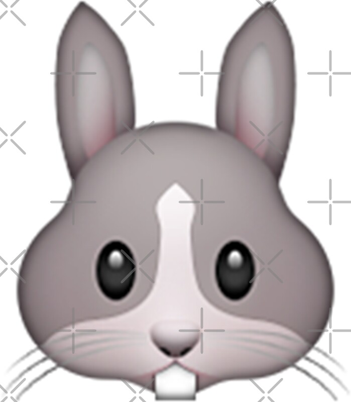 Emoji Rabbit Stickers by animalz Redbubble