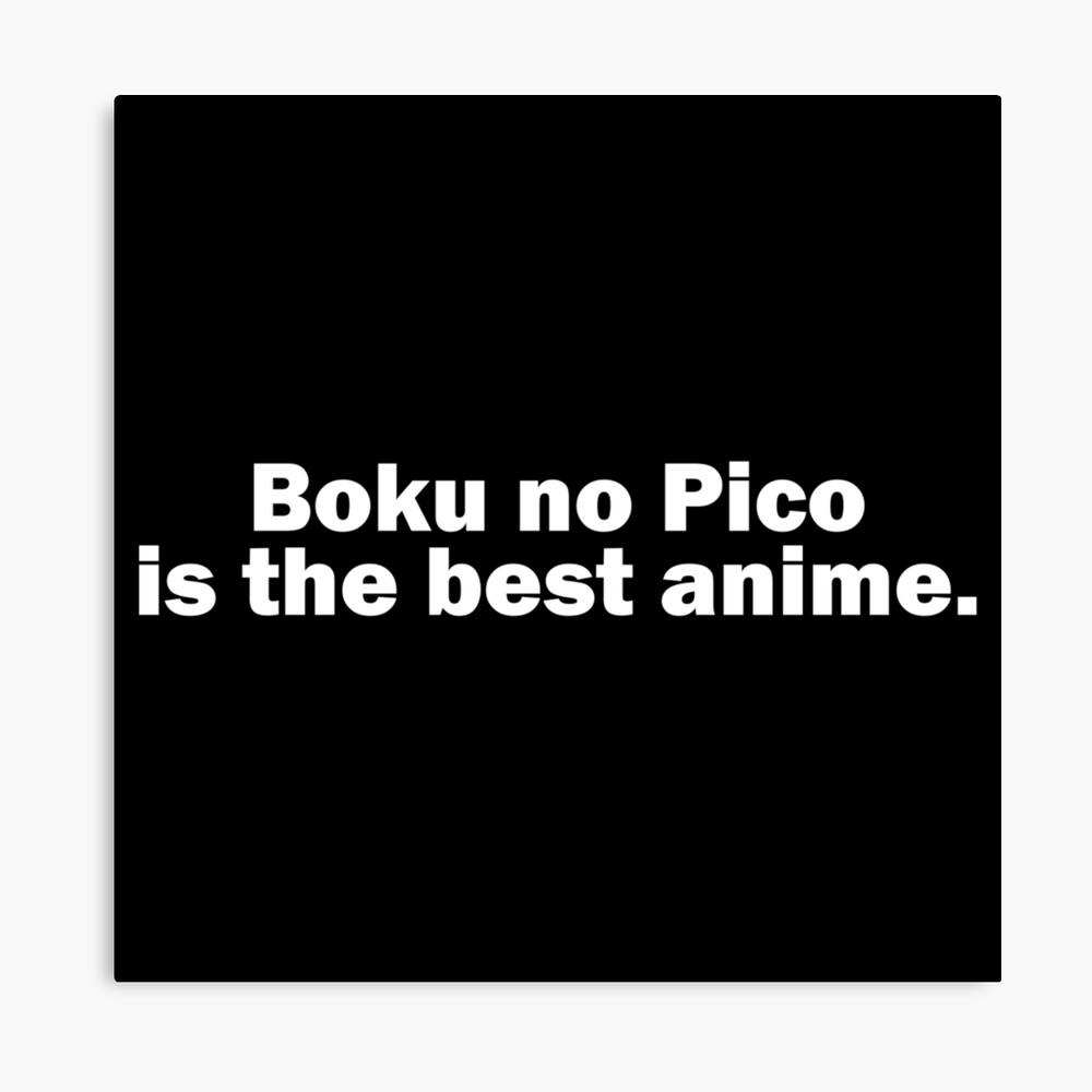 Boku No Pico Capitulo 1 Sub Español Boku no Pico is the best anime" Poster by Introvertz | Redbubble