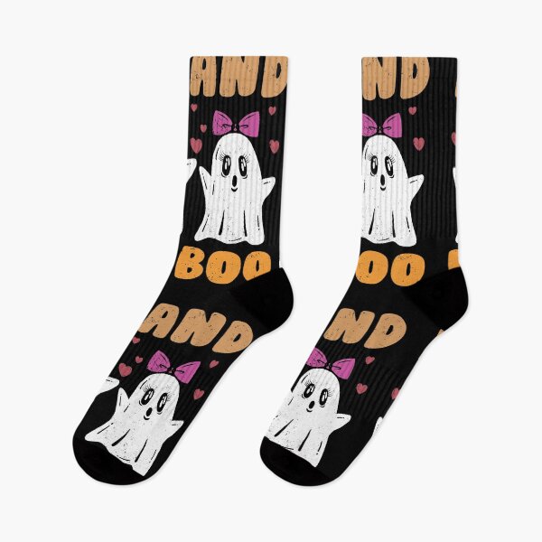 Item preview, Me And My Boo | Cute Halloween Ghost Couple designed and sold by GravitiTees.